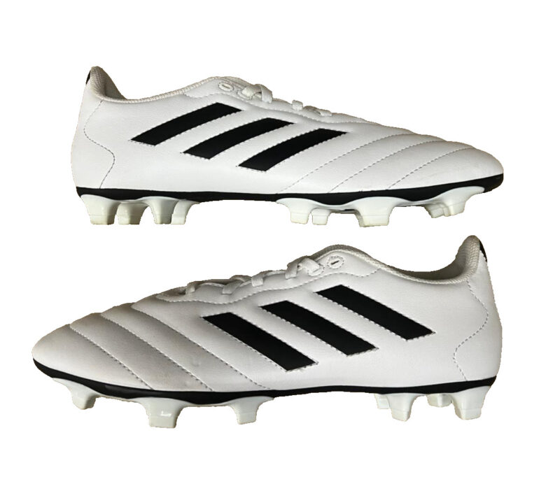 adidas Goletto VIII FG Football Boots Black/White - Size UK 9
