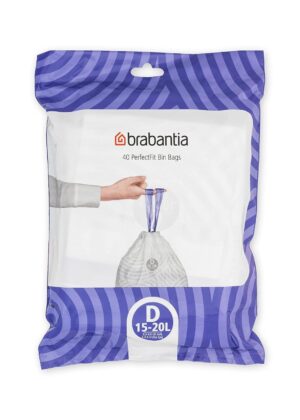 Brabantia PerfectFit Code D 15-20L Bin Bags 40