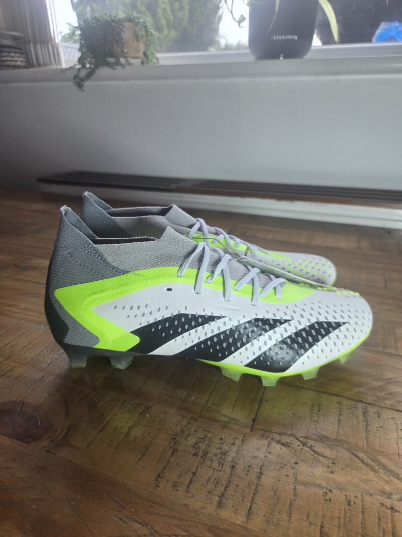 adidas Predator Accuracy.1 AG Football Boots White/Lemon IE9488 UK 6