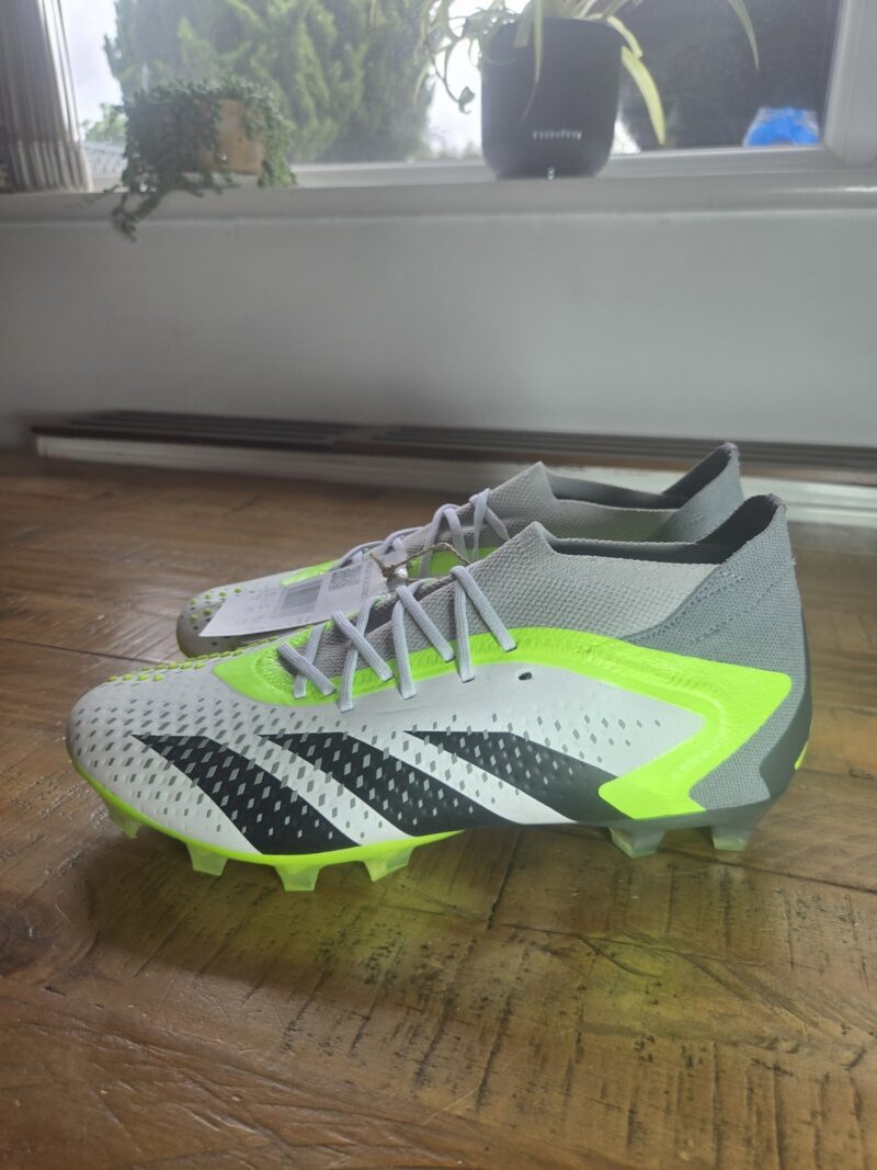 adidas Predator Accuracy.1 AG Football Boots White/Lemon IE9488 UK 6
