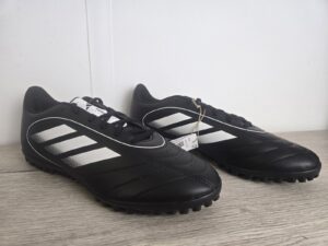 adidas Goletto VIII TF Black White Turf Football Boots UK 10 JP8445