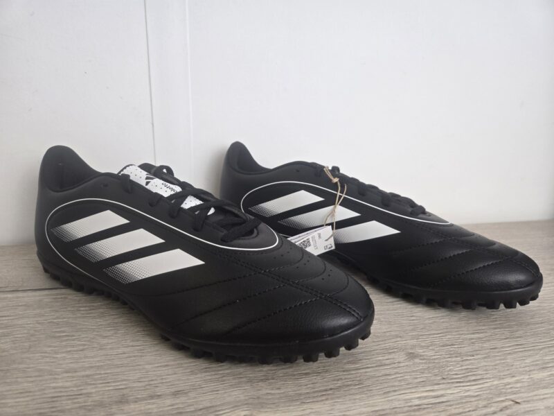 adidas Goletto VIII TF Black White Turf Football Boots UK 10 JP8445