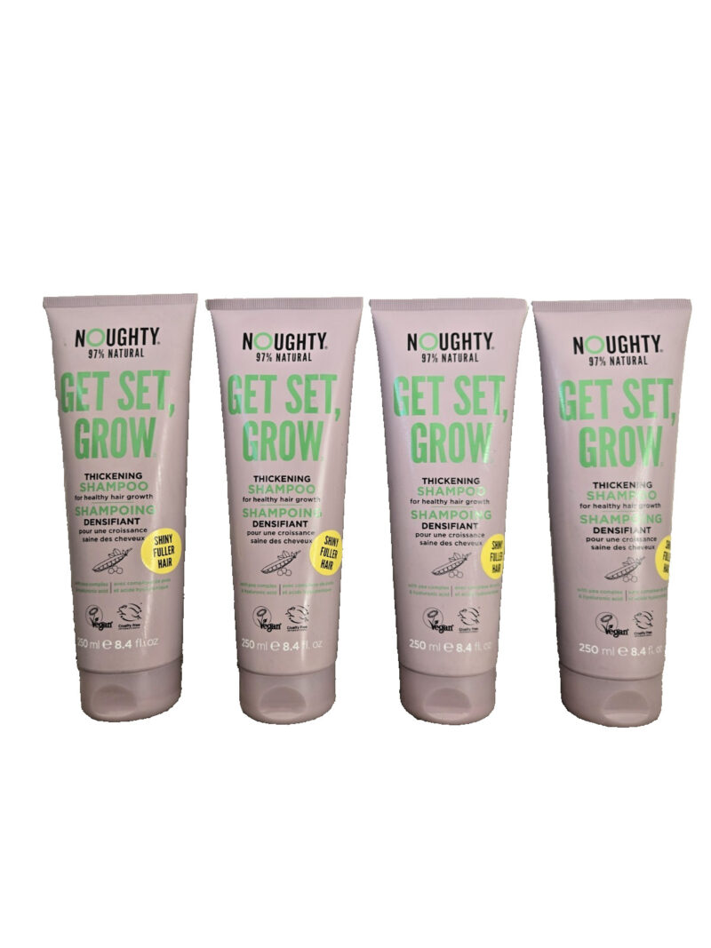 4 x Noughty Get Set, Grow Thickening Shampoo 250ml
