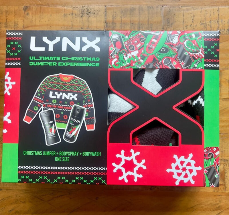 Lynx Ultimate Christmas Jumper Gift Set with Body Spray & Body Wash