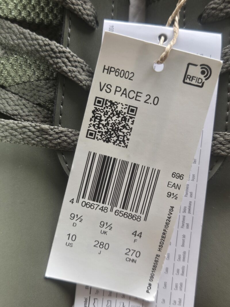 adidas VS Pace 2.0 Mens Trainers Olive Strata/Black UK 9.5 HP6002