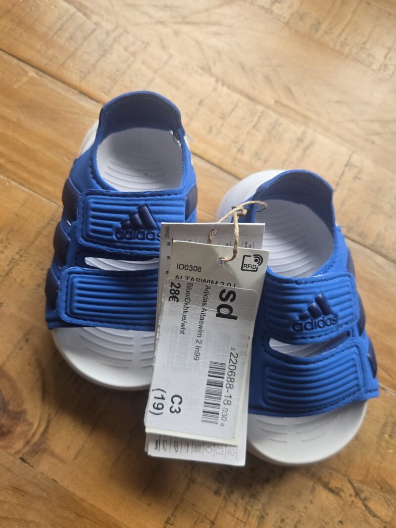 adidas Altaswim 2.0 I Kids Infant Sandals Blue ID0308 UK C3 EU 19