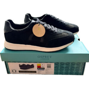 Osprey London Black Trainers UK 6 – Comfort Cushion Insole