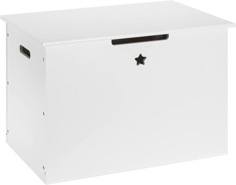 Wooden Kids Children Toy Box Storage Organizer Star Chest Be Wooden Kids Children Toy Box Storage Organizer Star Chest Bench White Lid