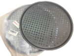 2 x ORCLAN 14 Inch Pizza Tray for Oven - Perforated Non-Stick Pizza Pan with Holes