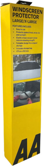 AA Windscreen Protector Frost Snow Ice Sunlight Large Extra Large Summer Winter
