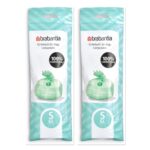 2 x Brabantia PerfectFit Code S Compostable Bin Bags Packs