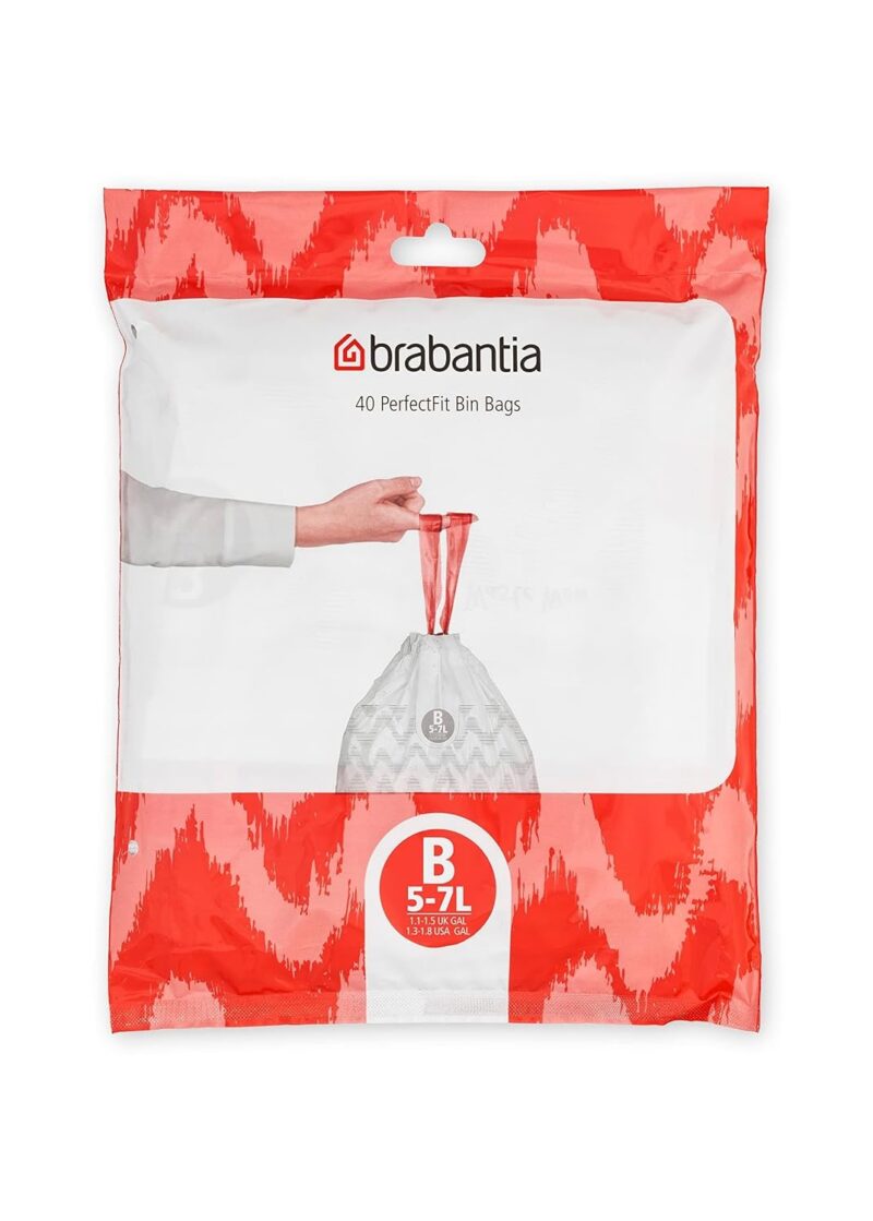 2 x Brabantia PerfectFit Code B 5-7L Bin Bags 2 × Packs 2 x Brabantia PerfectFit Code B 5-7L Bin Bags 2 × Packs