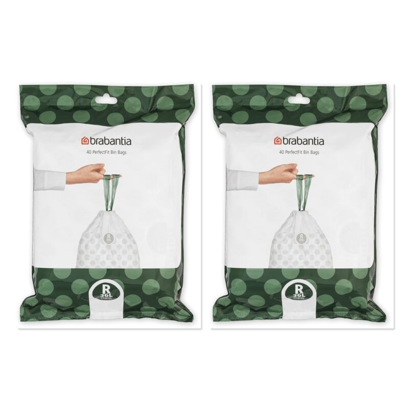 2 x Brabantia PerfectFit Code R 36L Bin Bags 2 × Packs