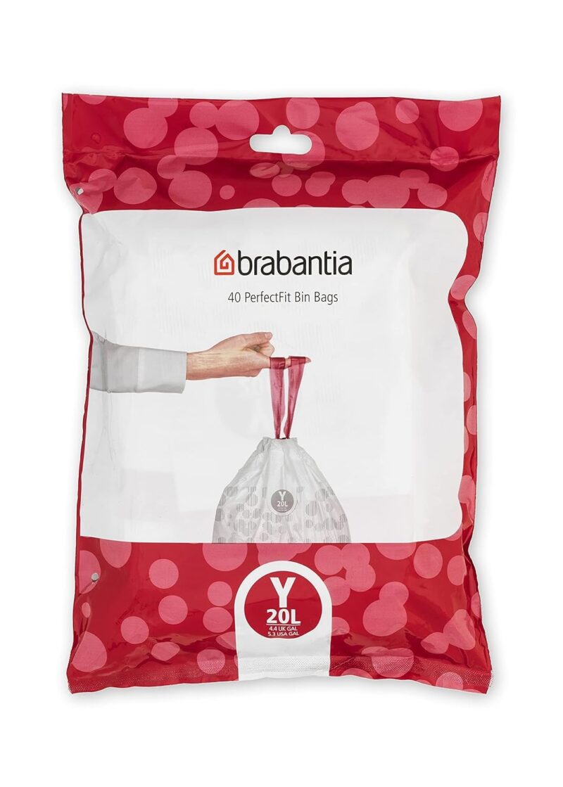 Brabantia PerfectFit Code Y 20L Bin Bags 40 Brabantia PerfectFit Code Y 20L Bin Bags 40