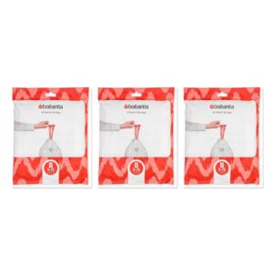 3 x Brabantia PerfectFit Code B 5-7L Bin Bags 3 × Packs