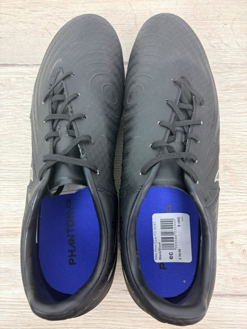 Nike Phantom GX Club FG Boots Triple Black UK 9
