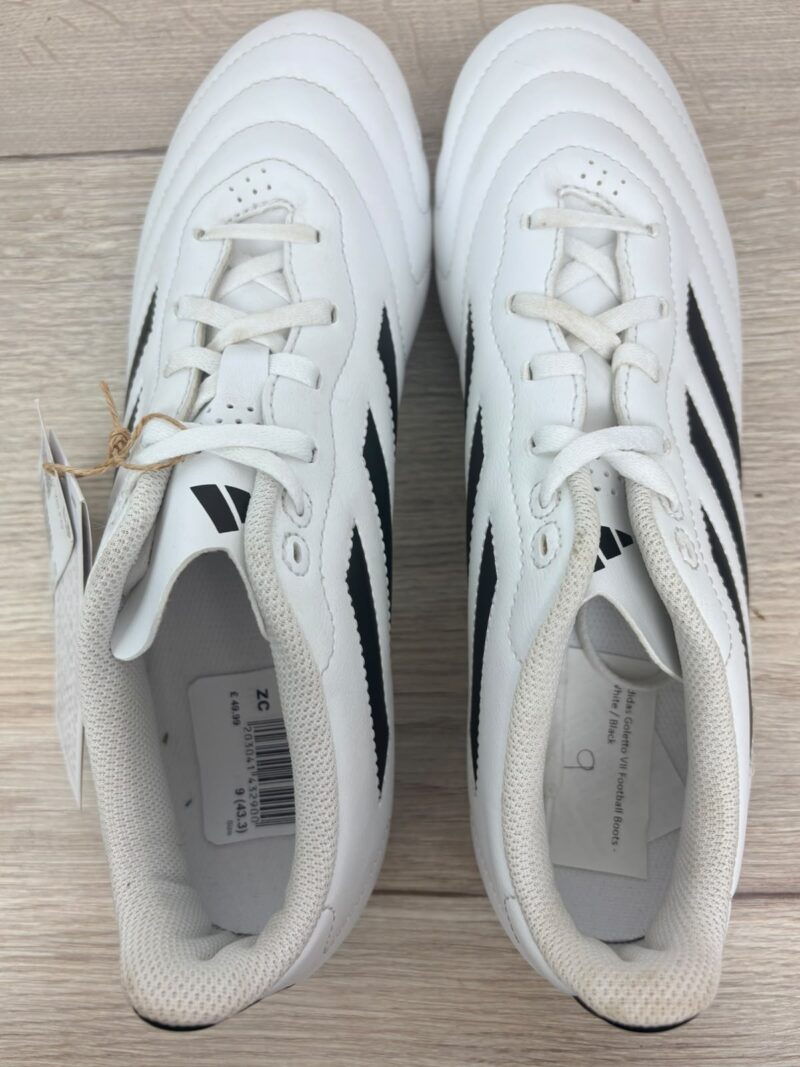 adidas Goletto VIII FG Boots White Black UK 9 HP6460