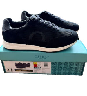 Osprey London Black Trainers UK 7 – Comfort Cushion Insole