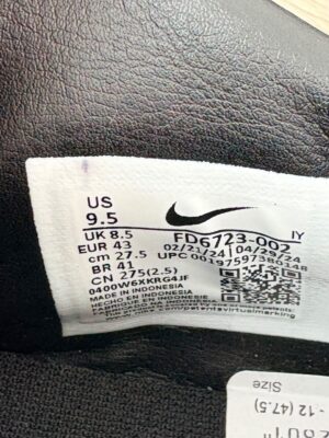 Nike Phantom GX 2 Academy FG/MG Boots Black UK 8.5 FD6723-002