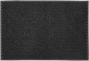 JVL Condor Classic Astro Turf Look Rubber Scraper Mat Black Doormat 40 x 60cm