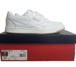 Reebok Court Advance Womens Trainer UK 6 Sneaker White Low Top Casual Shoe