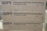 19 inch 2U Rack Mount for Raspberry Pi 5 4B 3B+ 3B, with Removable Front Bracket