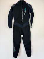 GUL Contour Ladies Full Wetsuit 3/2 Black Teal Print UK 16 XL