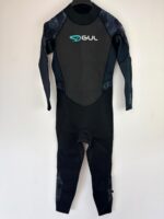 GUL Contour Ladies Full Wetsuit 3/2 Black Teal Print UK 16 XL