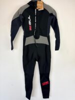 GUL Mens Full Wetsuit 3.2mm Black Grey Red UK M