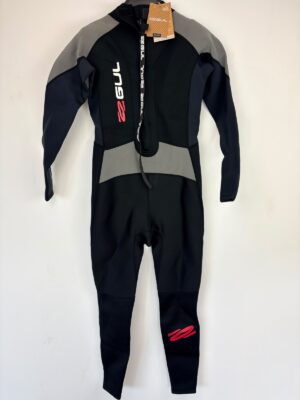 GUL Mens Full Wetsuit 3.2mm Black Grey Red UK M