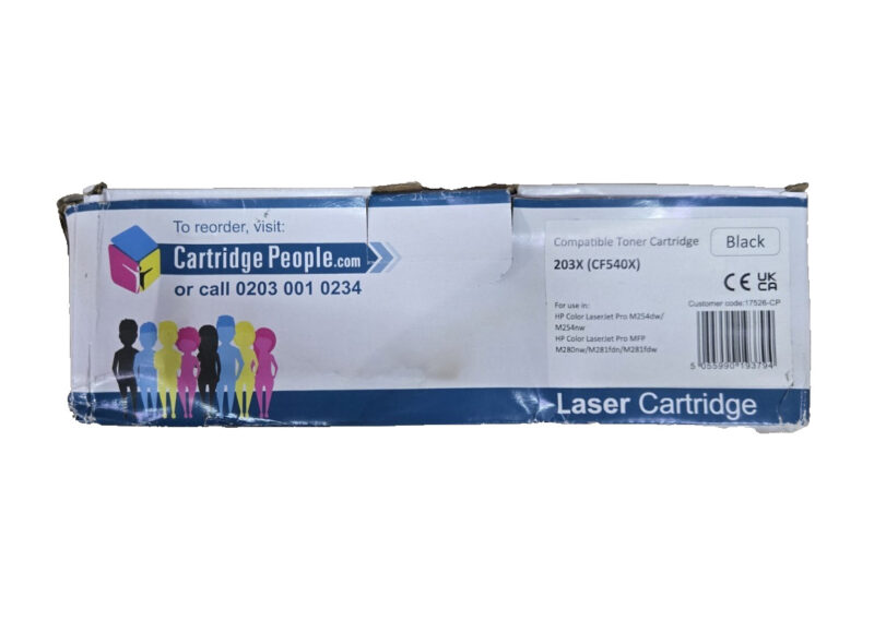 Cartridge People compatible laserjet toner cartridge 203X (C Cartridge People compatible laserjet toner cartridge 203X (CF540X) Black