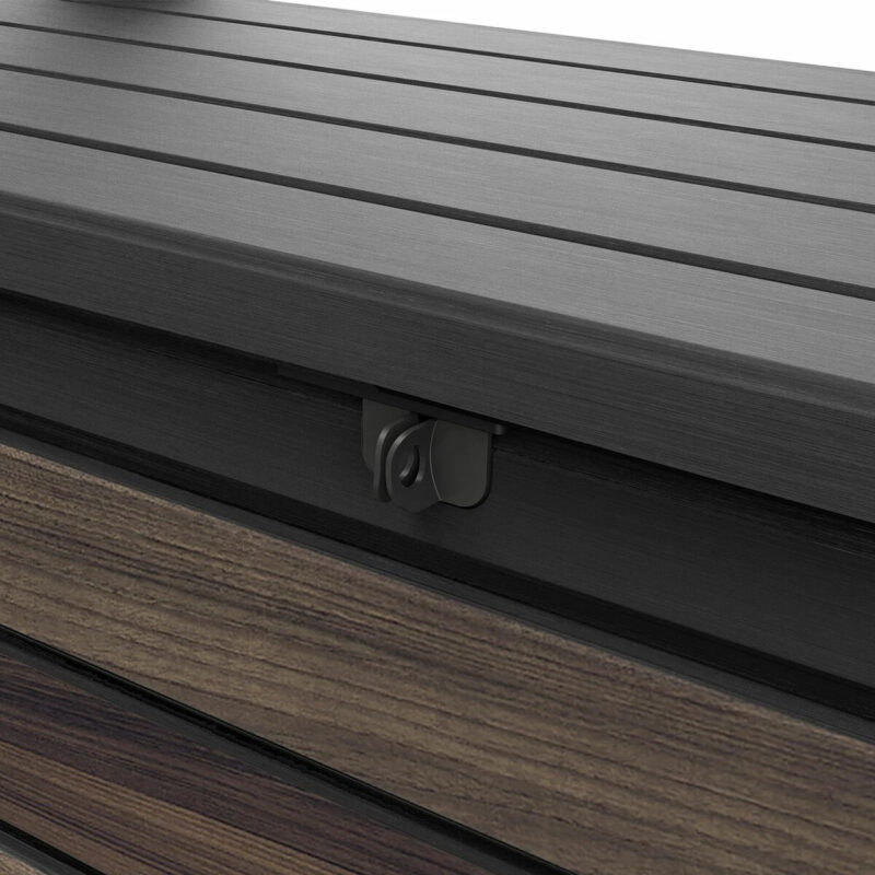 Keter Rosewood 870 Litre (230 Gallon) Deck Box with Divider