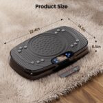 Vibration Plate Exercise Machine for Weight Loss, Lymphatic Drainage, Home Gym