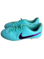 Nike Kids Tiempo Legend X Academy FG Football Boots UK 5 Hyper Turq
