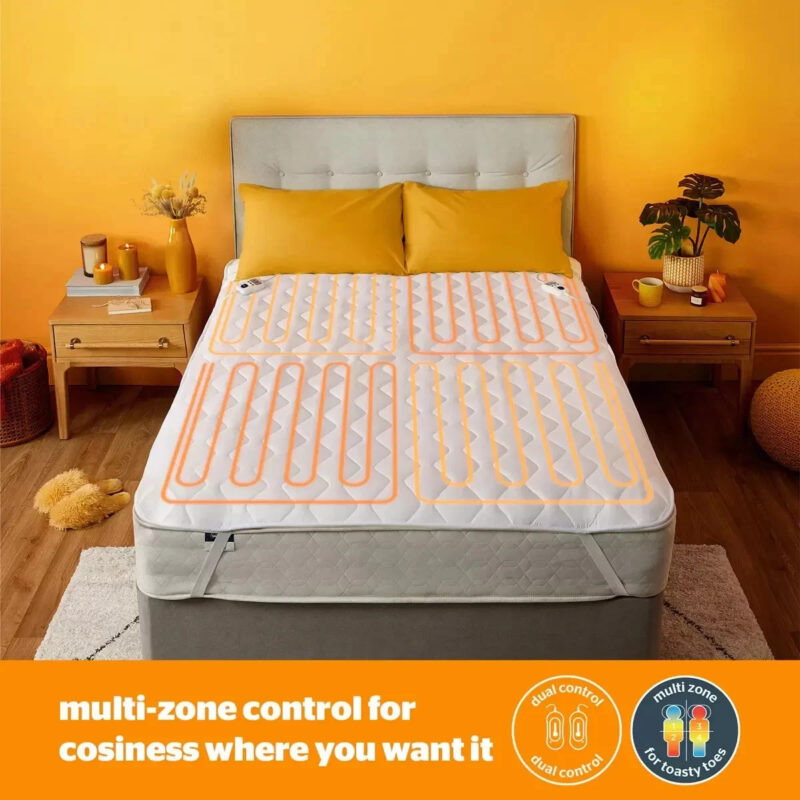 Silentnight Dual Comfort Control Quilted Heated Mattress Topper - King Size