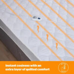 Silentnight Dual Comfort Control Quilted Heated Mattress Topper - King Size