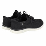 Skechers Slip Ons Trainer Women's Swift Fit Hands Free Memory Foam - Black - UK 6