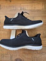 Skechers Slip Ons Trainer Women's Swift Fit Hands Free Memory Foam - Black - UK 6