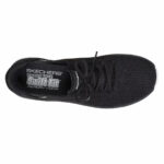 Skechers Slip Ons Trainer Women's Swift Fit Hands Free Memory Foam - Black - UK 6