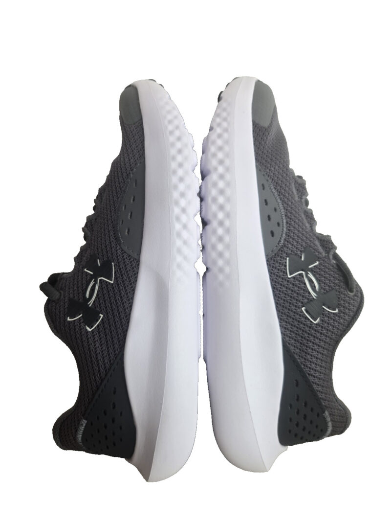 Under Armour Charged Surge 4 juniors UK 3 Grey Mesh Running Sports Trainers